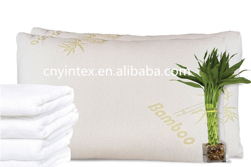 2018 Hot Selling Hypoallergenic Bamboo Shredded Memory Foam Pillow With Comfortable Sleep