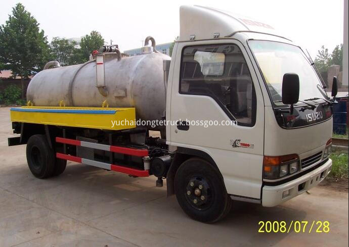 ISUZU 5Ton stainless steel sewage truck