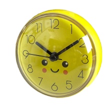 7cm Small Shower Room Bathroom Suction Cup Waterproof Anti-Fog Quartz Clock