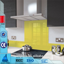 Custom Design Painted Toughened Kitchen Backsplash Glass