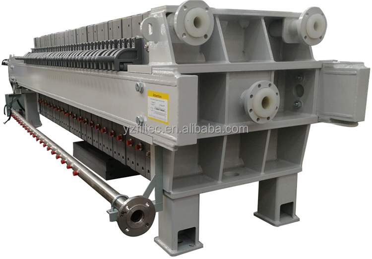 Automatic Hydraulic Sludge Plate And Frame Chamber Filter Press ...