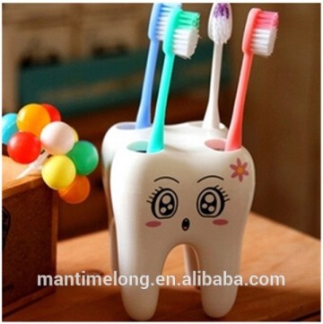 tooth brush holder tooth shape container