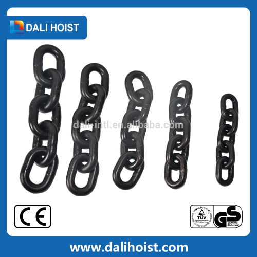 Hardening Black steel chain, lifting chain manufacturer, load chain made in China