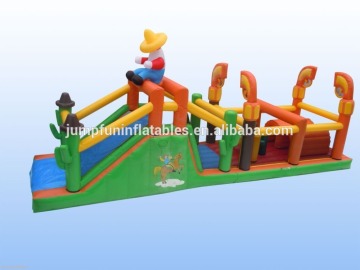 cheap fun city inflatables,kids obstacle course