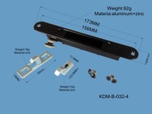 aluminum sash door and window snap lock
