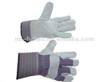 cow split leather glove