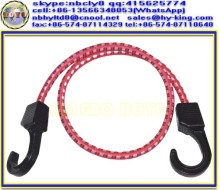 8mm elasticated rope , bunjee cord , rubber stretch cord with hooks