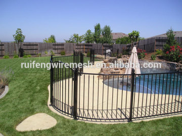 best price durable black Steel Pool Fence,swimming pool fence,terporary pool fence