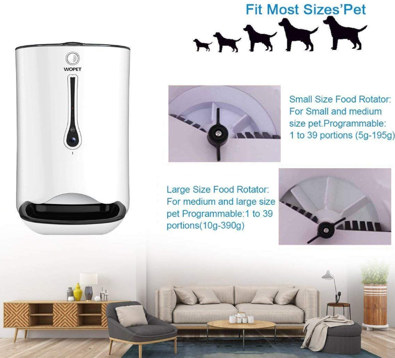 Wi-Fi Enabled Smart Pet Feeder