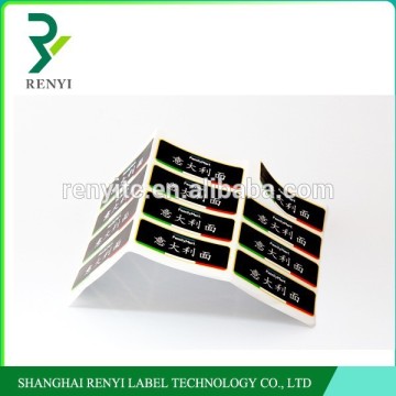 custom roll permanent adhesive stickers