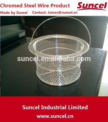 Chromed Wire Basket