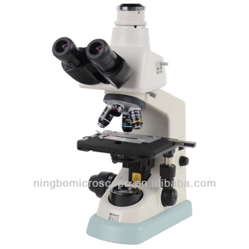 Professional Nikon E-100T Trinocular Microscope