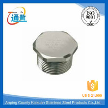 316 casting stainless steel hexagonal head male plug