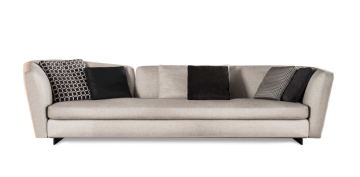 SEYMOUR Couch Leather White