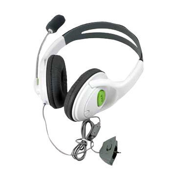Dual Overhead Live Headset with Microphone, for XBox 360