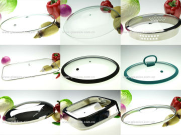 G type tempered glass lid for cookware cooker glass lid
