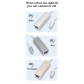 Type-c to RJ45 Aluminum Alloy USB-C HUB Adapter