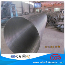 AISI304/316 wedge wire screen/wire wrapped continuous slot screen/johnsons wedge screen