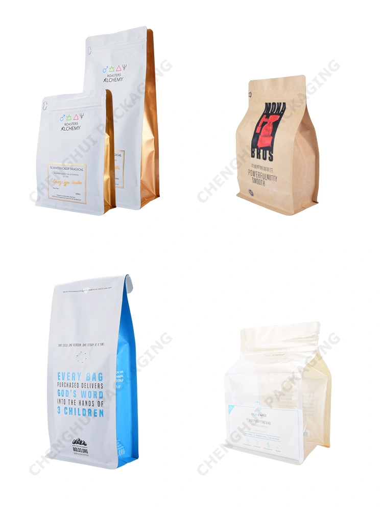 Zip Lock Resealable Black Matte 500g 1kg Square Bottom Side Gusset Bag for Rice Nutrition Powder Dog Food Packaging Bag
