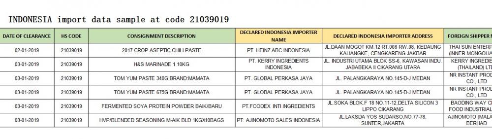 importera dataexempel med kod 21039019