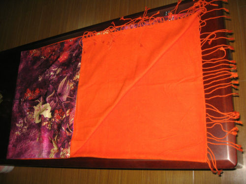 Customized Long Silk Pashmina Scarf Multicolor For Girls