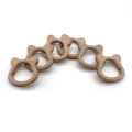 Anpassad lasergravel Baby Natural Beech Wood Teether