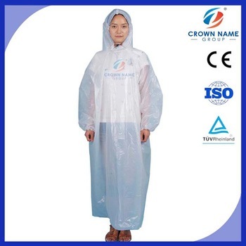 White PE Poncho