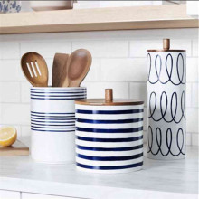 Custom Ceramic Canisters for Tea, Coffee, and Sugar - Food Safe Kitchen Storage