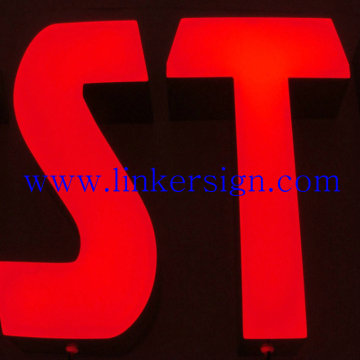 diy led illuminated letter sign/shop sign lettering