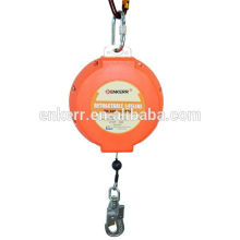 15m length Galvanize steel wire 4mm diameter retractable lifeline