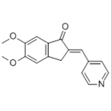 1H-инден-1-он, 2,3-дигидро-5,6-диметокси-2- (4-пиридинилметилен) - CAS 4803-74-1