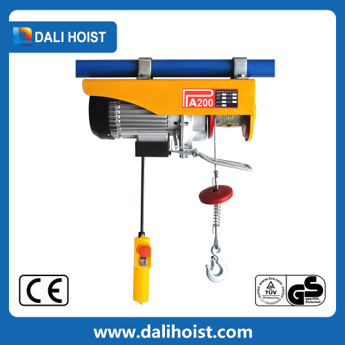 12V mini electric hoist winch truck lift crane