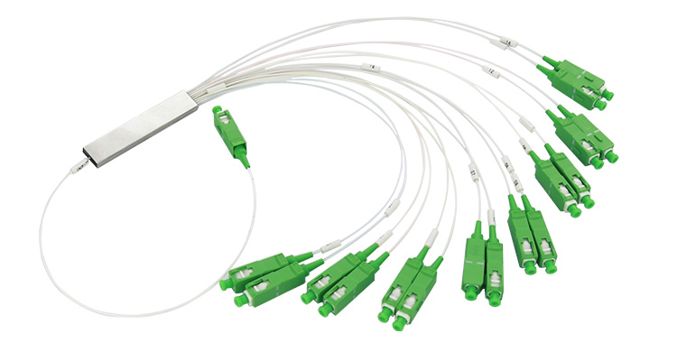 SC/APC Connector 1x16 Fiber Optic PLC Splitter / Coupler