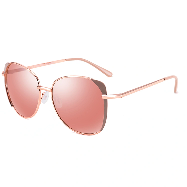 2021 Lovely Pink Mirror Fashion Design Sunglasses with Painting