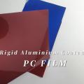 Película de PC con recubrimiento de aluminio en color