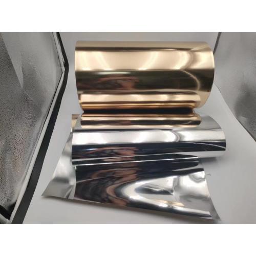 Golden dan perak kaku lembar peliharaan aluminium foil