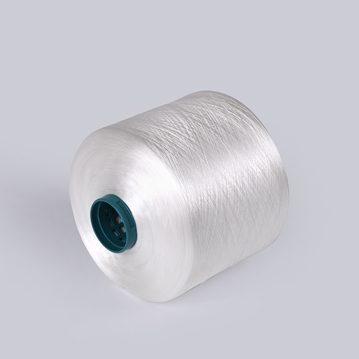 grs certification FDY 75D/120T tpm white 100% pet bottle recycled polyester yarn for woven label