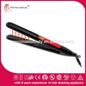 Professional ceramic hair straightener