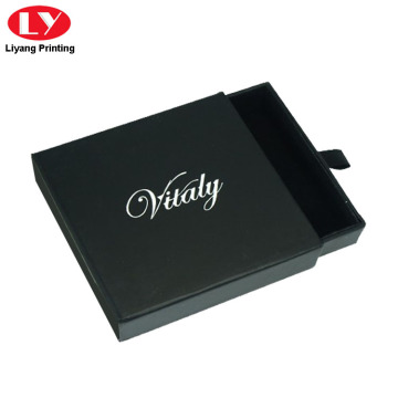 Matte Black Drawer Bracelet Gift Boxes