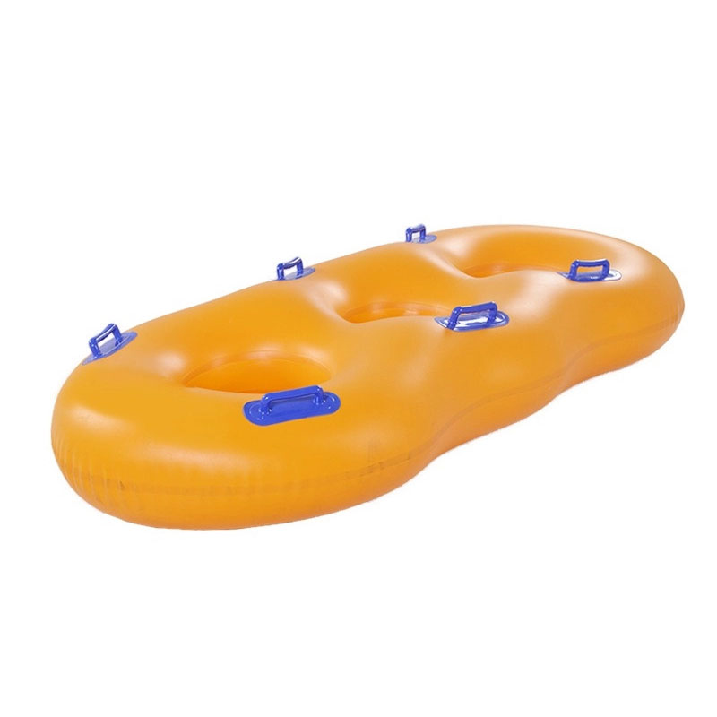 Tubo deslizante inflable duradero para parque acuático para 3 personas