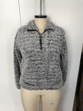 Half-neck fleece pull-over jacket