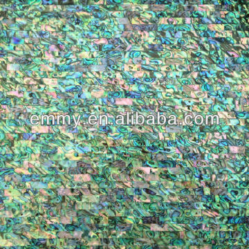Abalone mother of pearl paua seashell mosaic wall tile