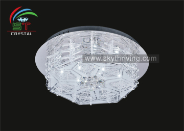 crystal ceiling led lamp