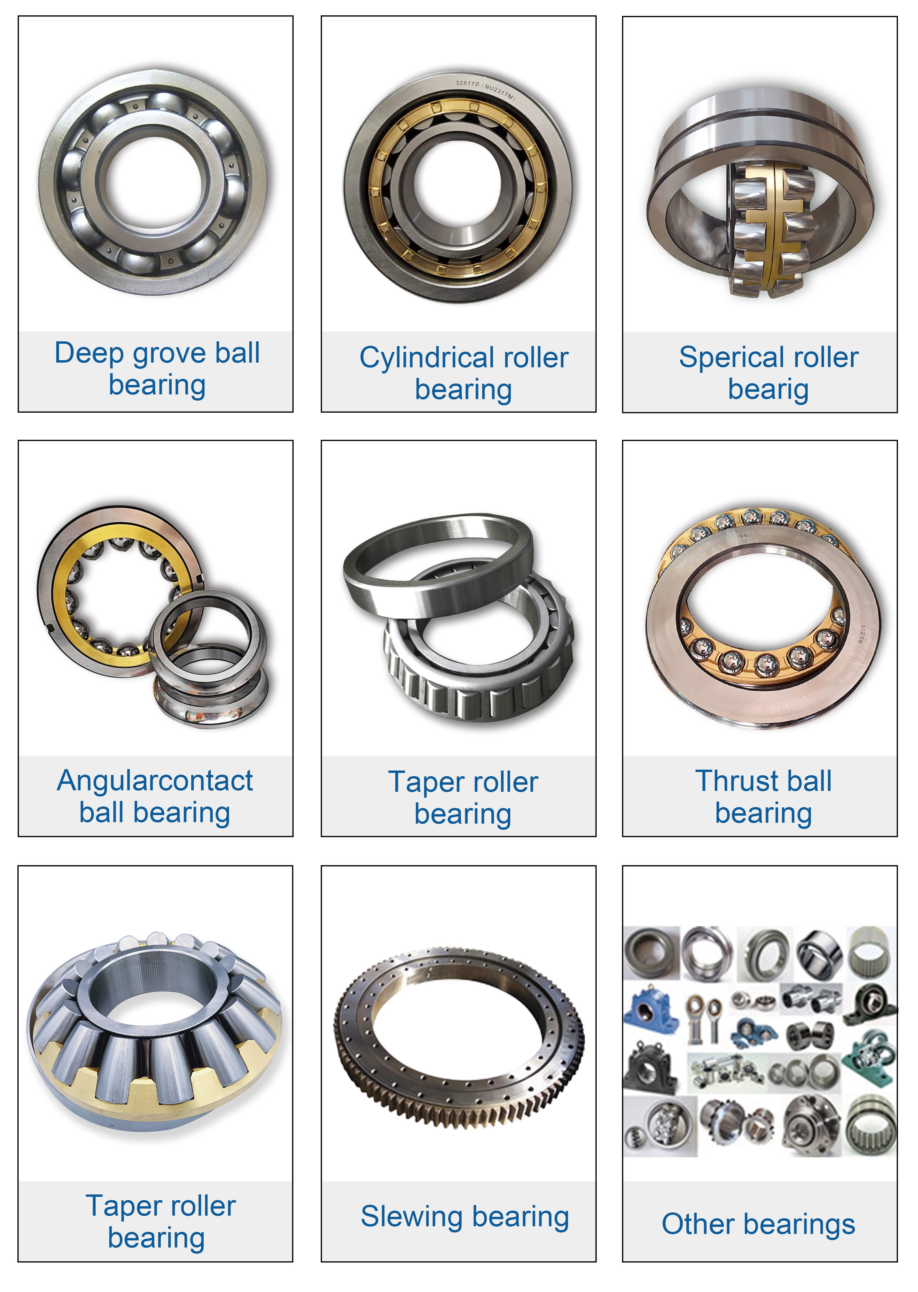 HSN NCF3032 NCF 3032 CV Full Complement Cylindrical Roller Bearing in stock