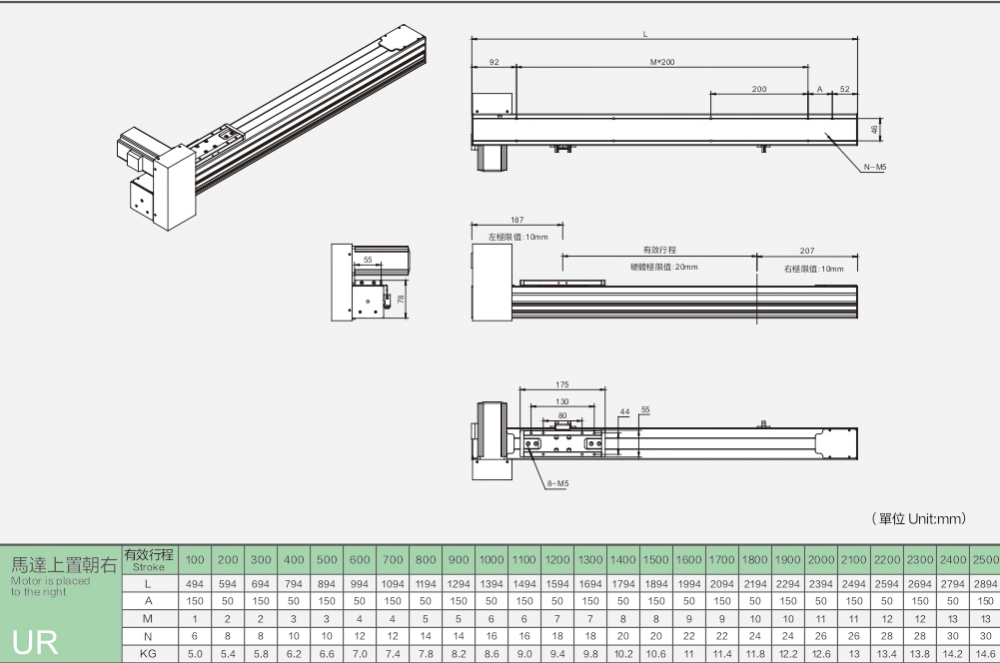 Belt Control Linear Module