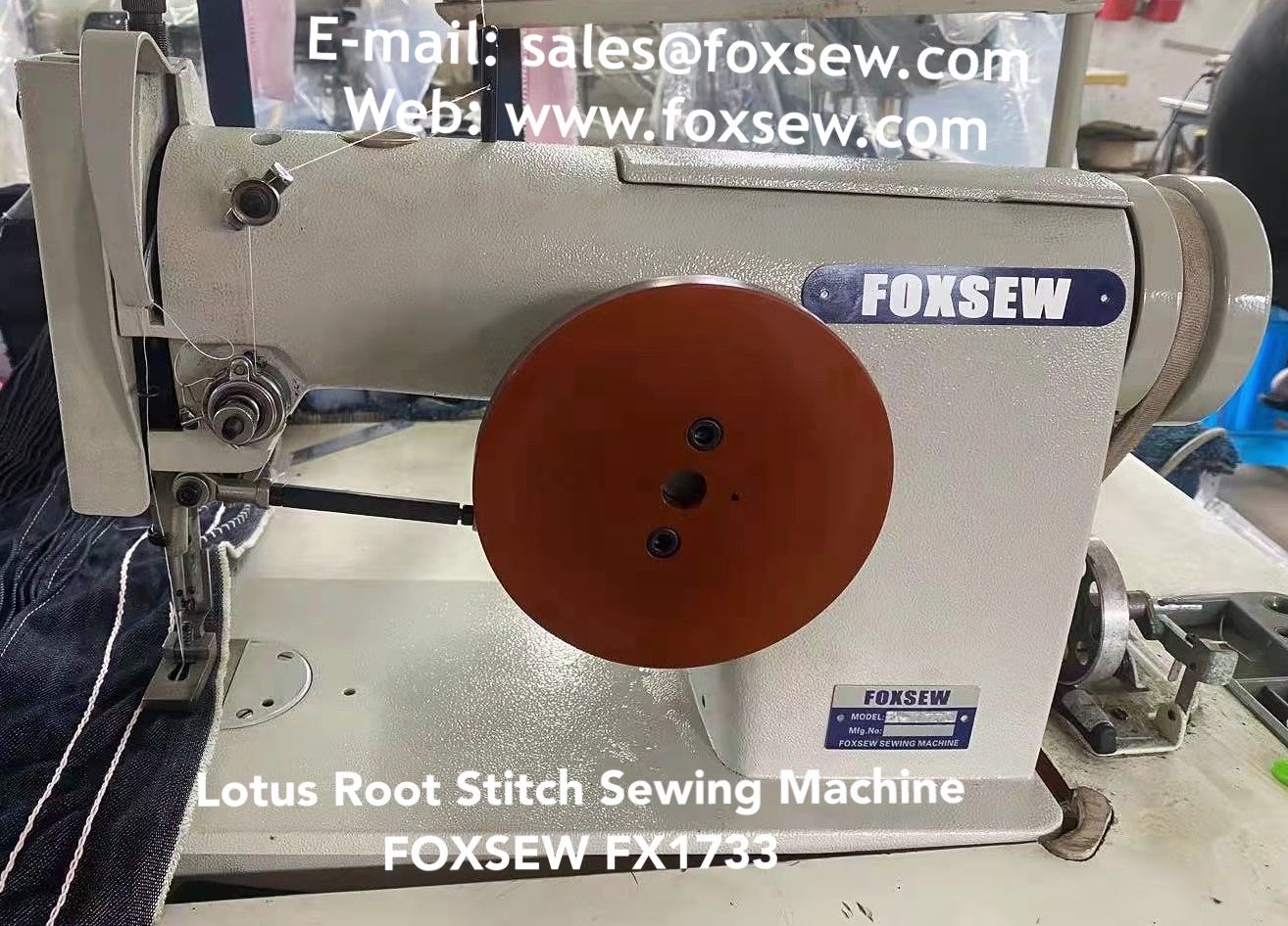 Lotus Root Stitch Sewing Machine Foxsew Fx1733 1