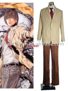 Custom made Light cosplay costume from Death Note