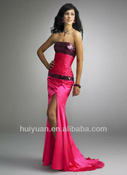 Backless beading bridesmaids dresses