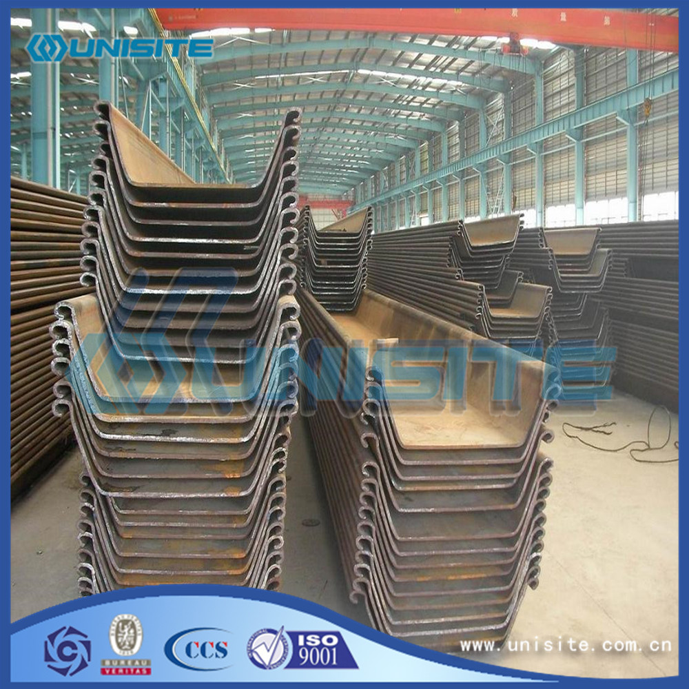 Steel sheet pile wall