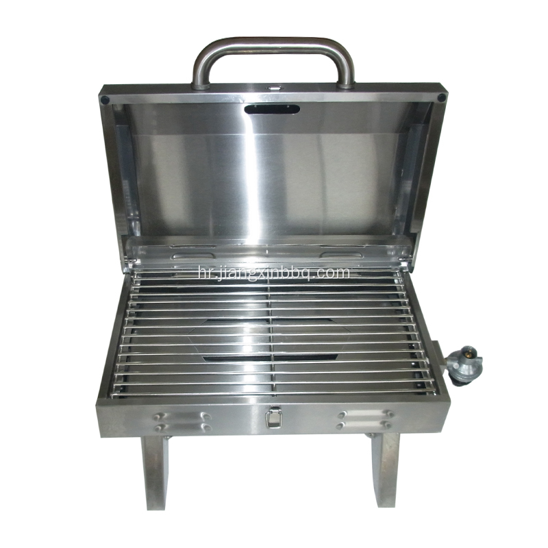 Prijenosni plinski stolni roštilj od nehrđajućeg čelika